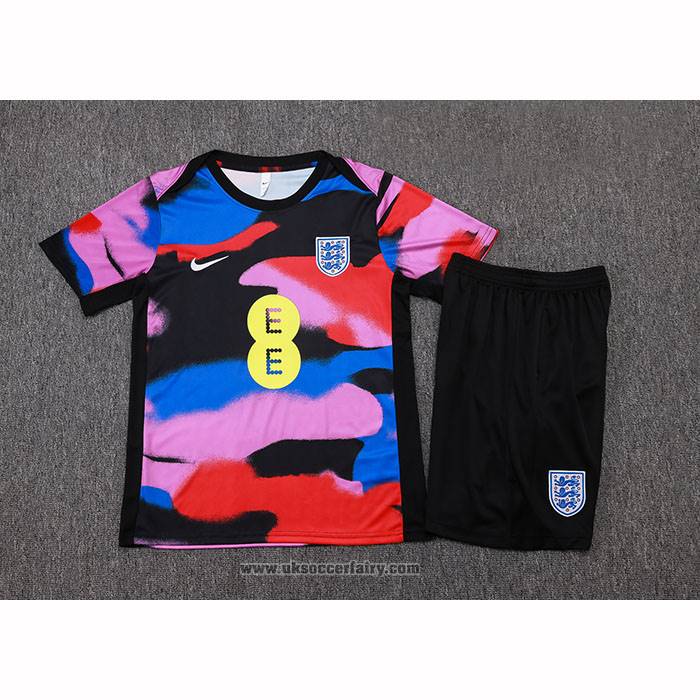 Tracksuit England Short Sleeve 2025-2026 Multicolor - Shorts